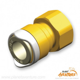 Adaptateur 1/2" femelle BSP Ø15mm en laiton Whale