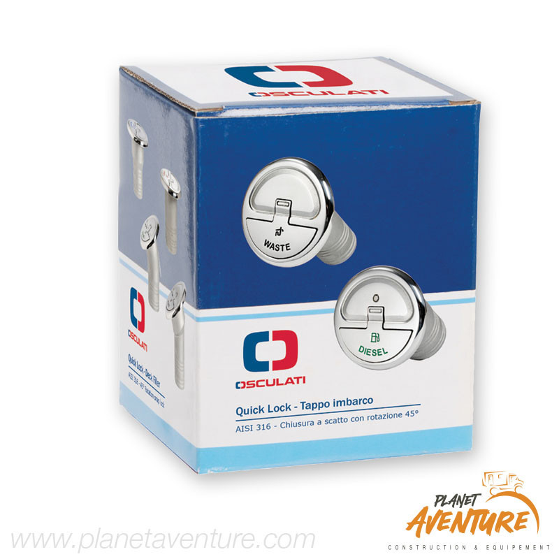 Bouchon de nables 30° avec clé Ø38mm Osculati Bouchon de nables 30° avec clé Ø38mm Osculati