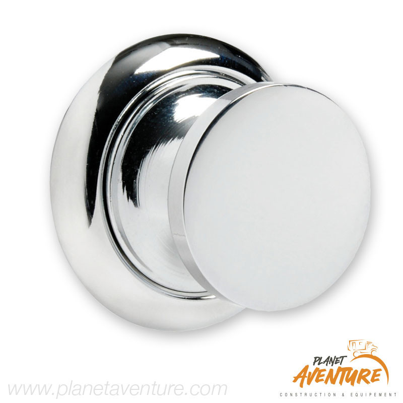 Bouton poussoir pour déclic rond chromé Osculati Bouton poussoir pour déclic rond chromé Osculati