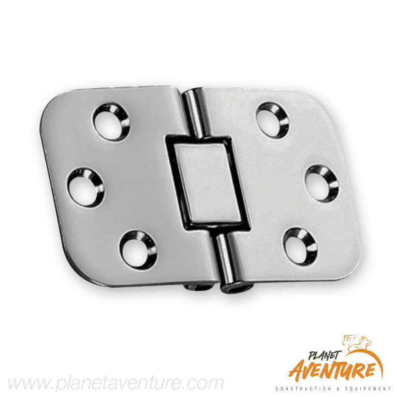 Charnière à retournement 68x42mm Osculati Charnière à retournement 68x42mm Osculati