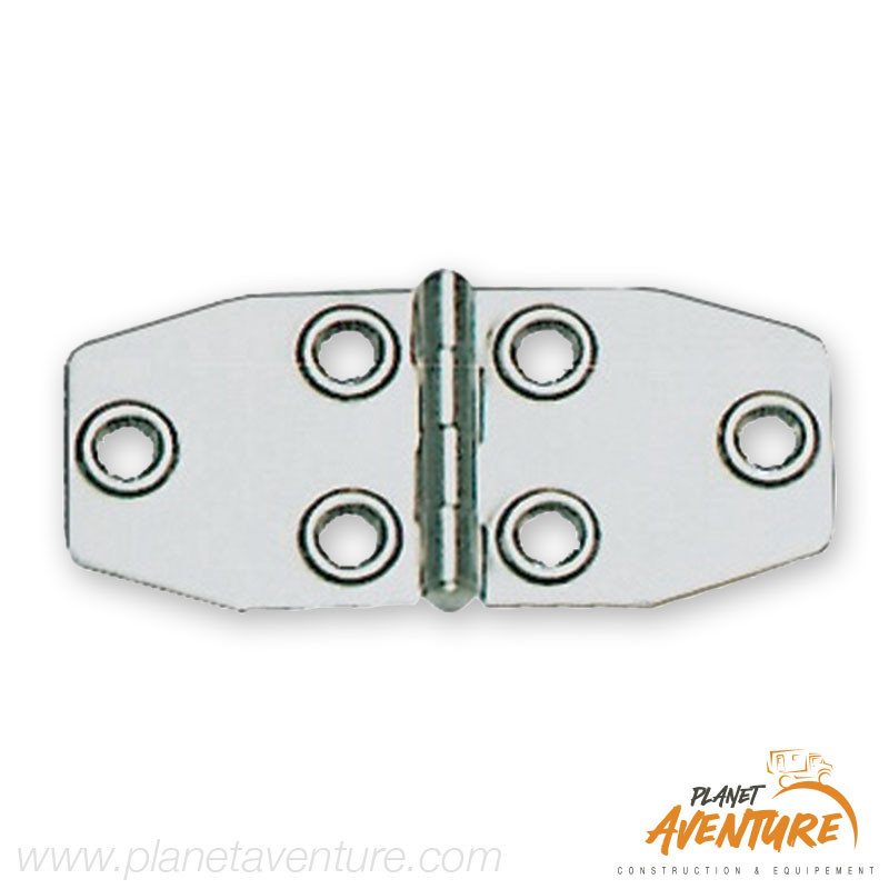 Charnière inox poli 102x46mm Osculati Charnière inox poli 102x46mm Osculati