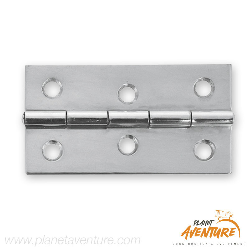 Charnière inox poli miroir 75x40mm Osculati Charnière inox poli miroir 75x40mm Osculati