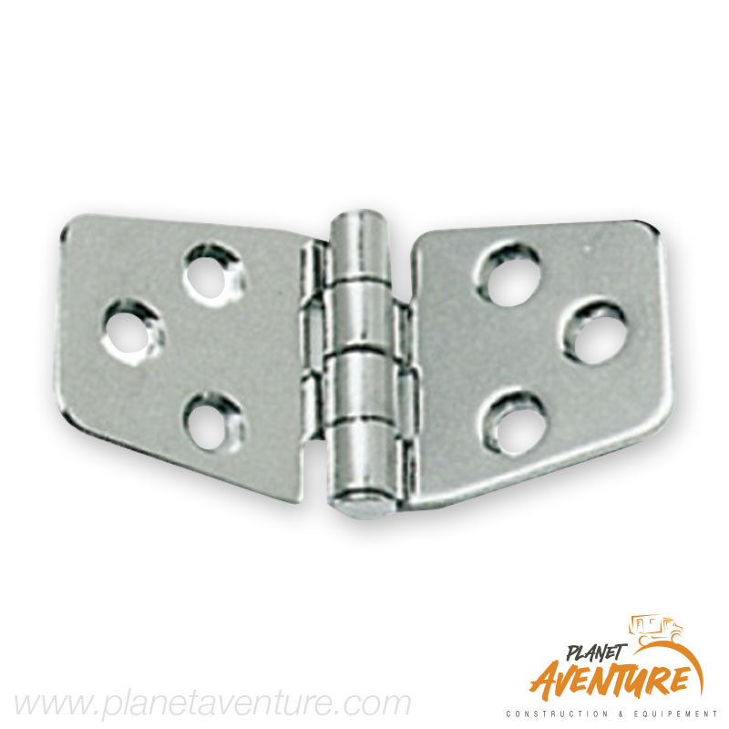 Charnière moitié encastré 74x37mm Osculati Charnière moitié encastré 74x37mm Osculati