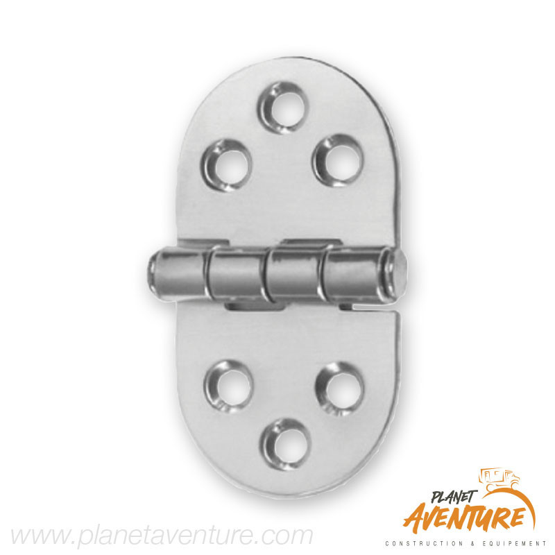Charnière moitié encastré 76x38mm Osculati Charnière moitié encastré 76x38mm Osculati