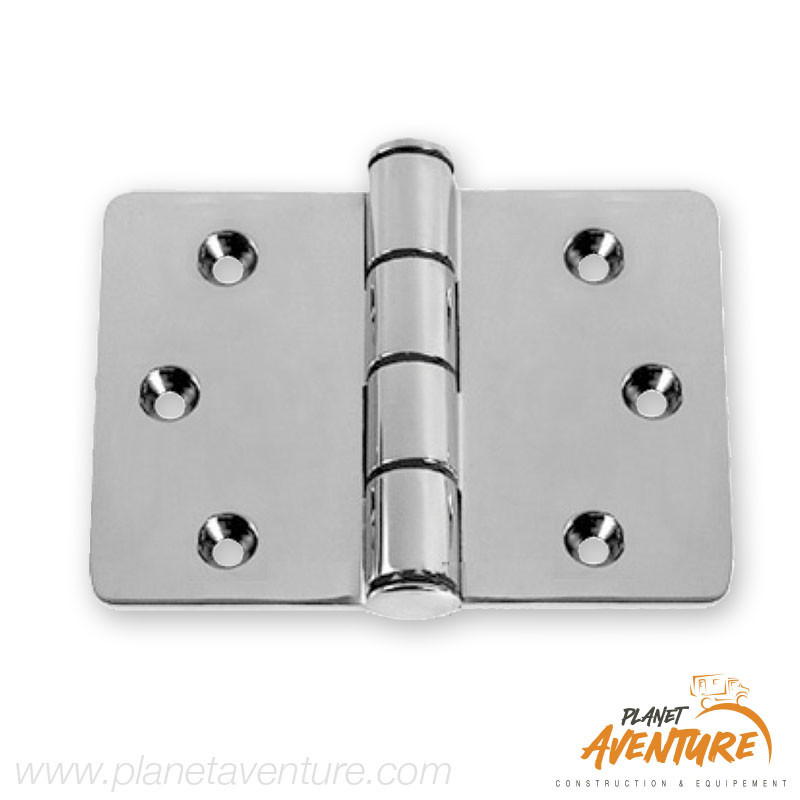 Charnière moulée méga AISI316 38x38x76mm Osculati Charnière moulée méga AISI316 38x38x76mm Osculati