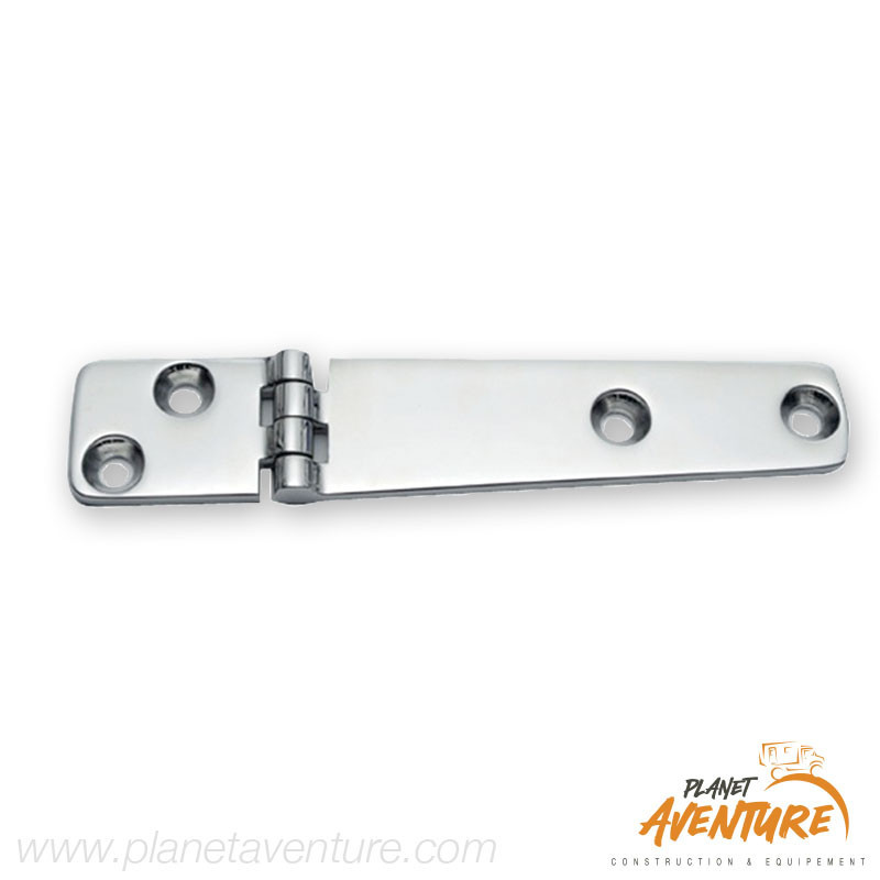 Charnière moulée ouverture 180°AISI316 141x29mm Osculati Charnière moulée ouverture 180°AISI316 141x29mm Osculati