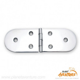Charnière moulée ouverture 180°AISI316 190x65mm Osculati