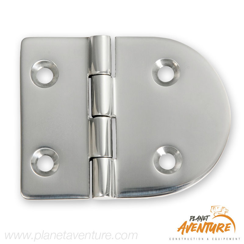 Charnière moulée ouverture 180°AISI316 83x65 mm Osculati Charnière moulée ouverture 180°AISI316 83x65 mm Osculati