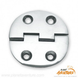 Charnière moulée ouverture 95°AISI316 65x65 mm Osculati
