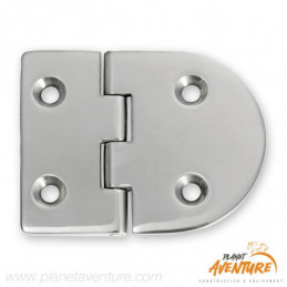 Charnière moulée ouverture 95°AISI316 83x65 mm Osculati