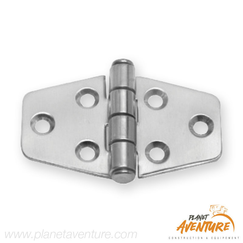 Charnière nœud saillant 68x42mm Osculati Charnière nœud saillant 68x42mm Osculati