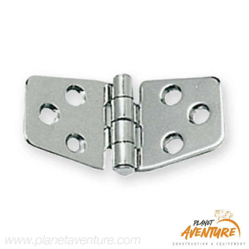 Charnière noeud saillant 74x37mm Osculati Charnière noeud saillant 74x37mm Osculati