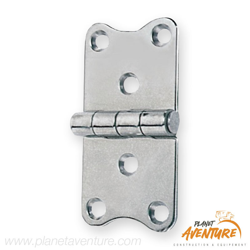Charnière noeud saillant 75x40mm Osculati Charnière noeud saillant 75x40mm Osculati
