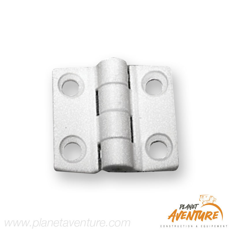 Charnière nylon renforcé blanc 38x38mm Osculati Charnière nylon renforcé blanc 38x38mm Osculati
