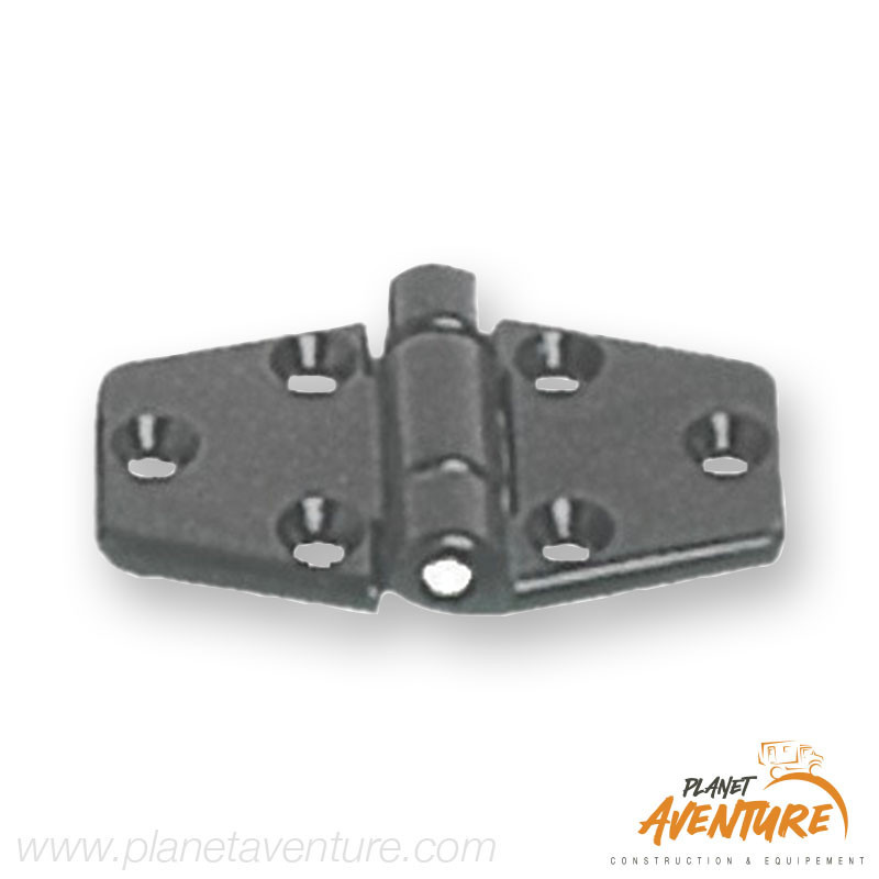 Charnière nylon renforcé noir 65x40mm Osculati Charnière nylon renforcé noir 65x40mm Osculati