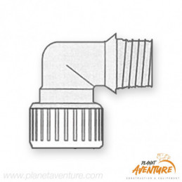 Coude hydrofix mâle/femelle en laiton 1/2" Ø15mm Osculati