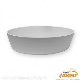 Evier à poser rond blanc Ø300mm Osculati