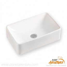 Evier square blanc 400x300x130mm Osculati