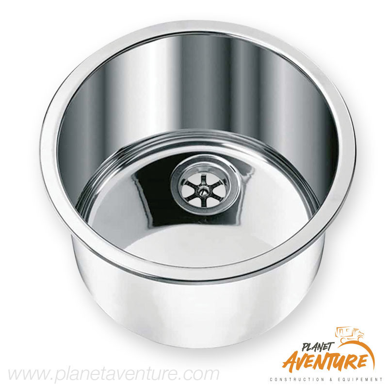 Evier rond fond plat Ø330x180mm Evier rond fond plat Ø330x180mm