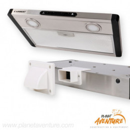 Hotte aspirante Carbest en saillie 460x280x50mm