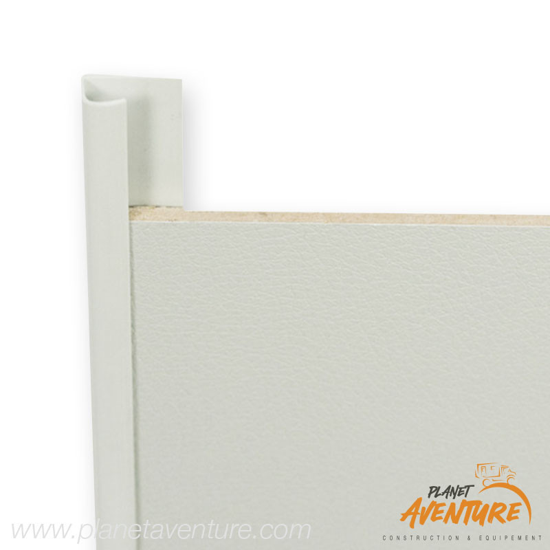 Profilé de bordure gris clair plastique Profilé de bordure gris clair plastique