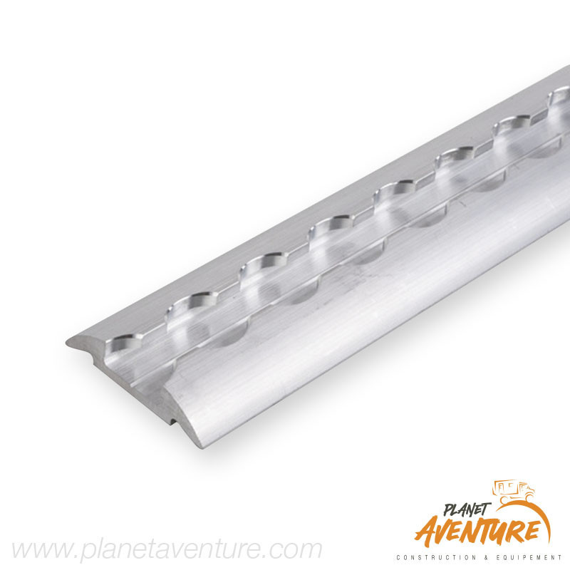 Rail d'arrimage alu demi rond Rail d'arrimage alu demi rond