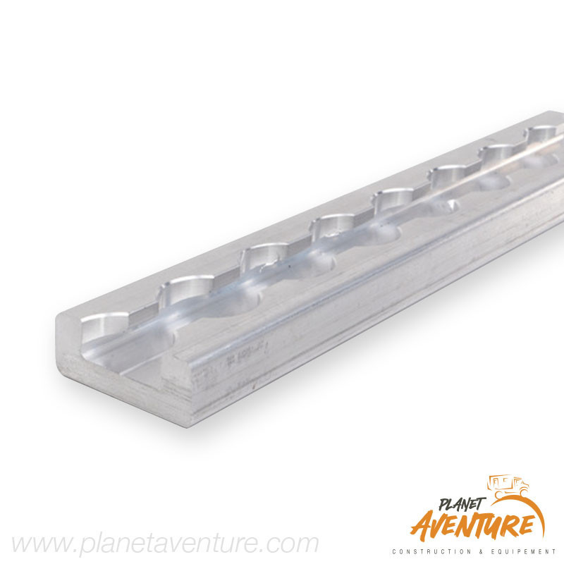Rail d'arrimage alu plat Rail d'arrimage alu plat