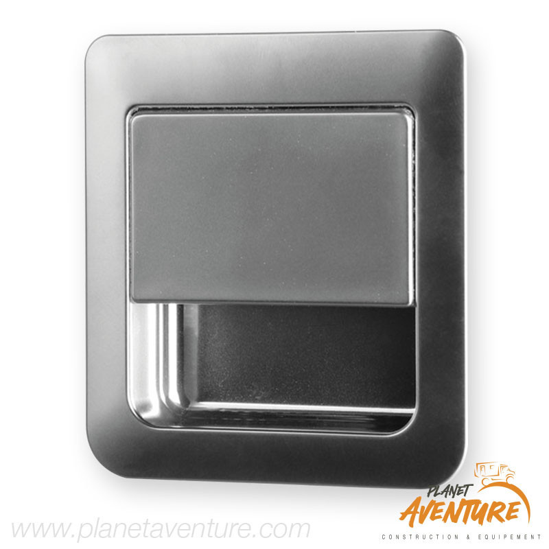 Serrure de porte 55x59mm argent Serrure de porte 55x59mm argent