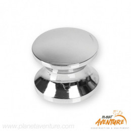 Bouton chromé pour serrure push lock