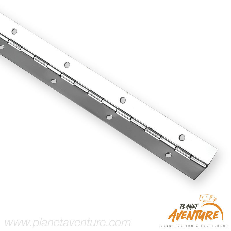 Charnière piano acier nickelé Charnière piano acier nickelé