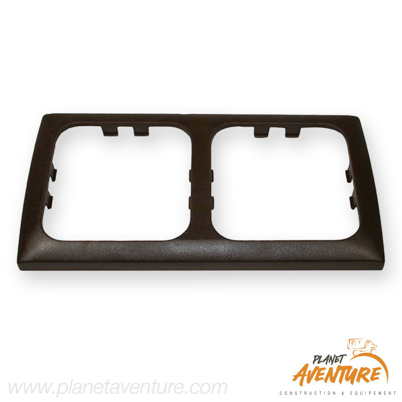 Encadrement double marron Encadrement double marron