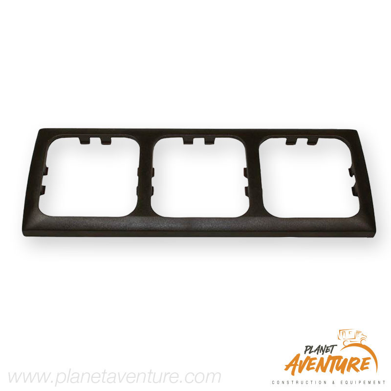 Encadrement triple marron Encadrement triple marron