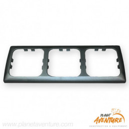 Encadrement triple anthracite