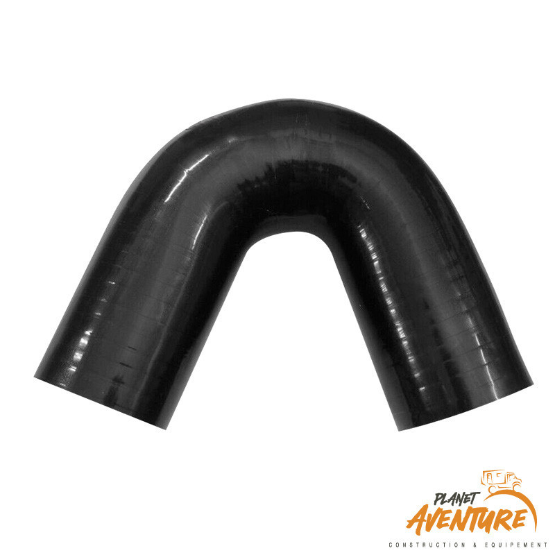 Coude 135° silicone ø25 noir Coude 135° silicone ø25 noir