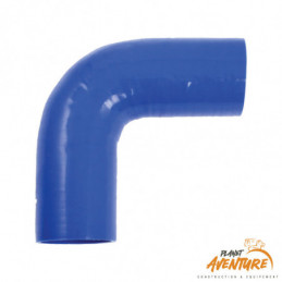 Coude 90° silicone ø16 bleu
