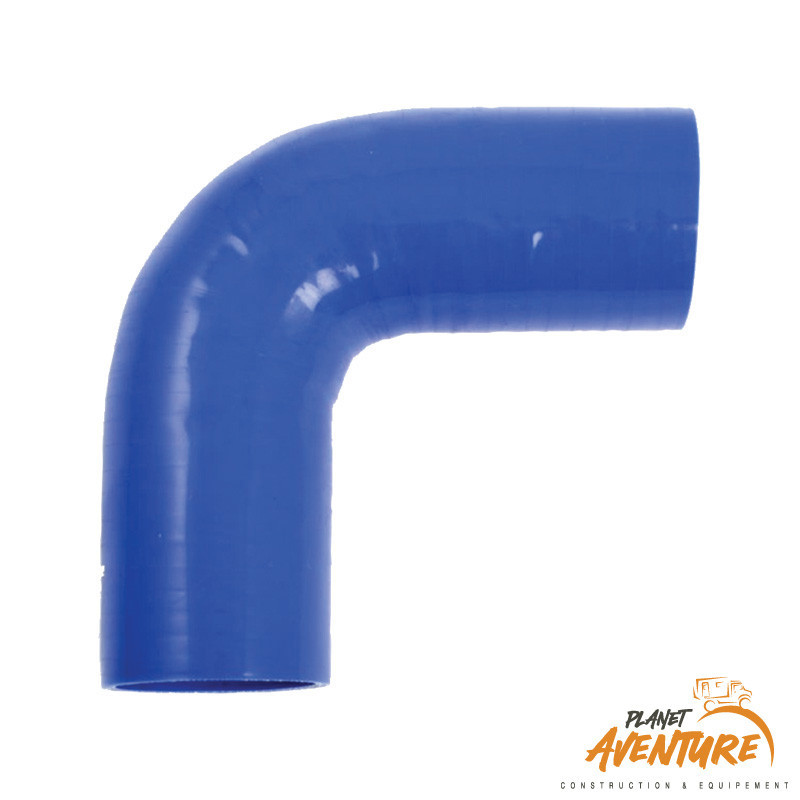 Coude 90° silicone ø19 bleu Coude 90° silicone ø19 bleu