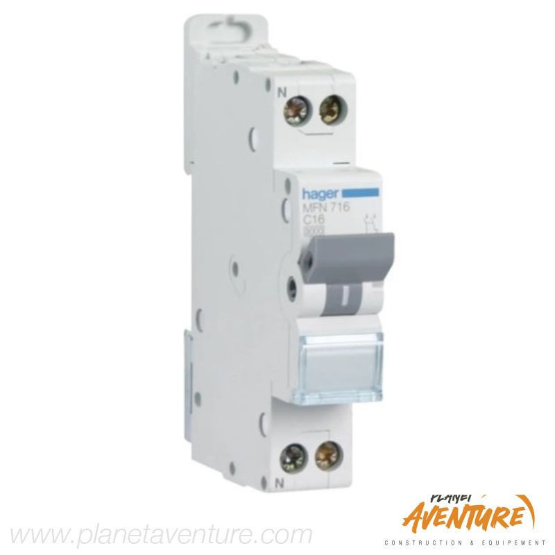 DISJONCTEUR MONOPHASÉ 1P+N 3KA COURBE C DISJONCTEUR MONOPHASÉ 1P+N 3KA COURBE C