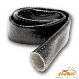 Gaine isolation durite essence noire (1m)