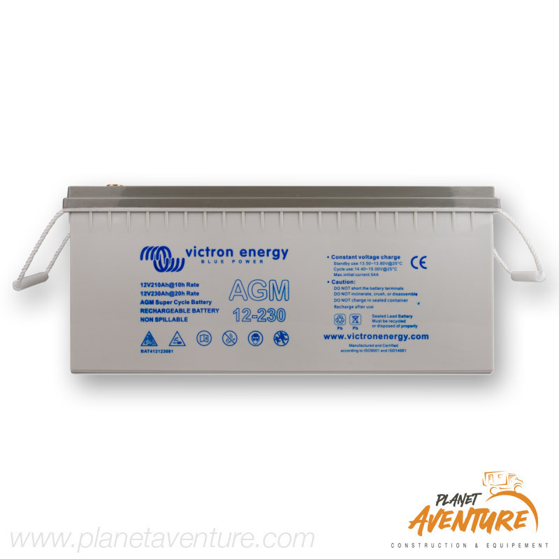 Batterie AGM 12V-230AH Supercycle Victron Batterie AGM 12V-230AH Supercycle Victron