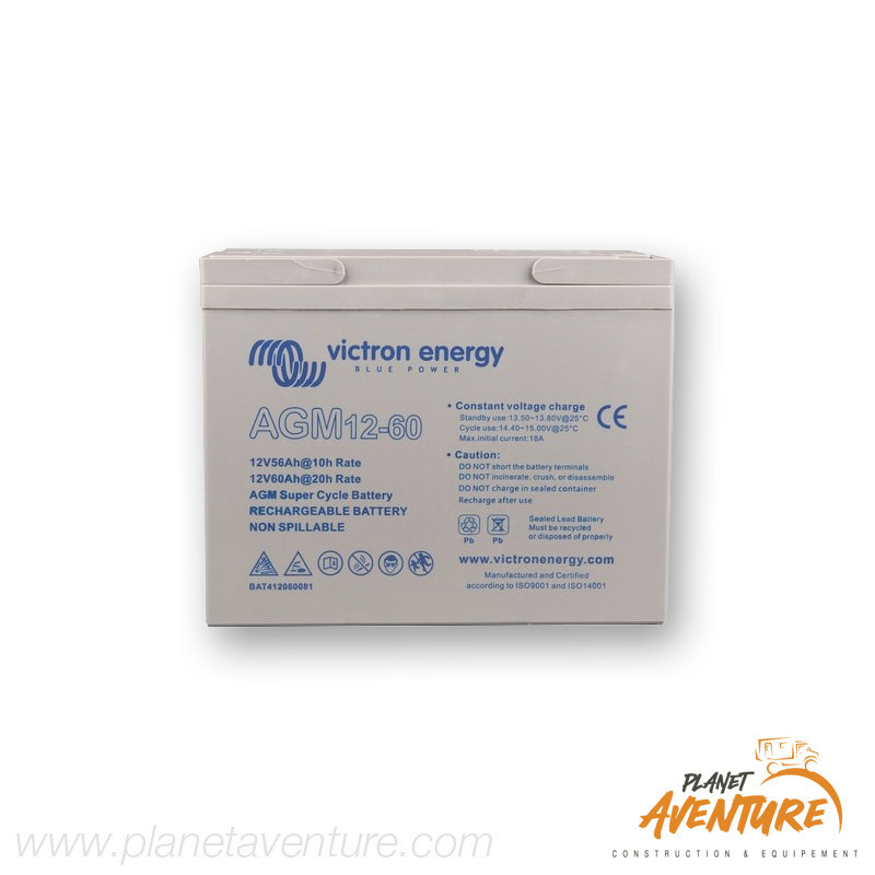 Batterie AGM 12V-60AH Deepcycle Victron Batterie AGM 12V-60AH Deepcycle Victron