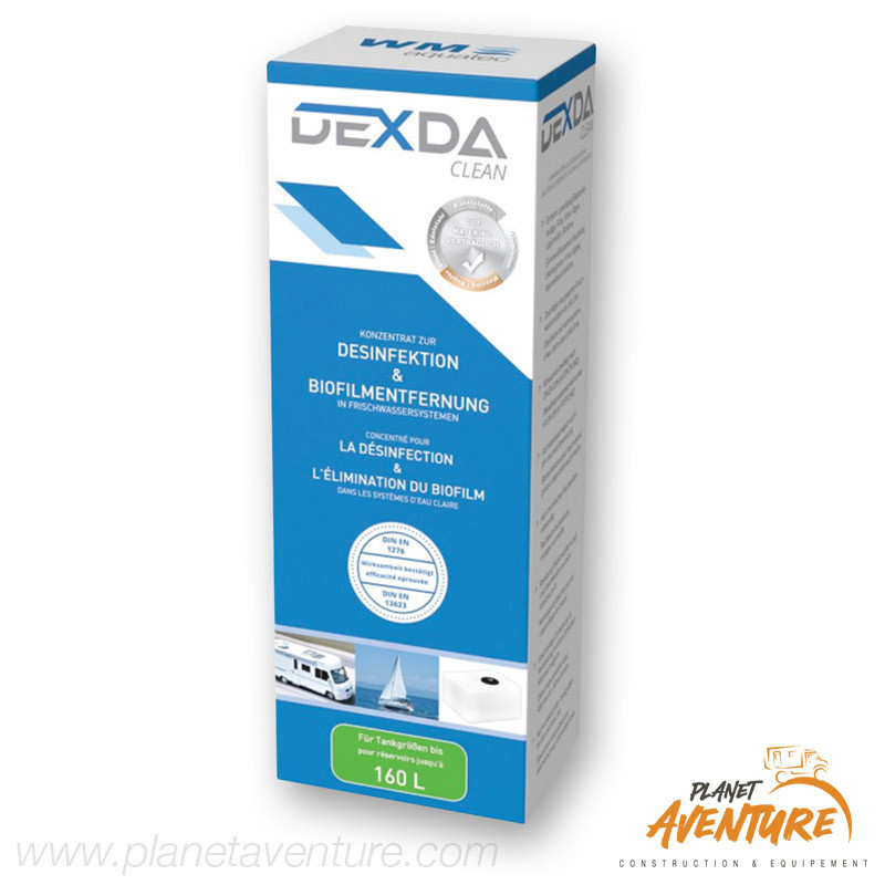 Dexda clean 250ml pour réservoirs jusqu'à 160L Aquatec Dexda clean 250ml pour réservoirs jusqu'à 160L Aquatec