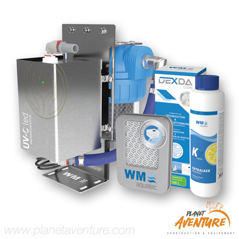 Kit complet hygiène de l'eau pour réservoirs jusqu’à 100L Aquatec Kit complet hygiène de l'eau pour réservoirs jusqu’à 100L Aquatec