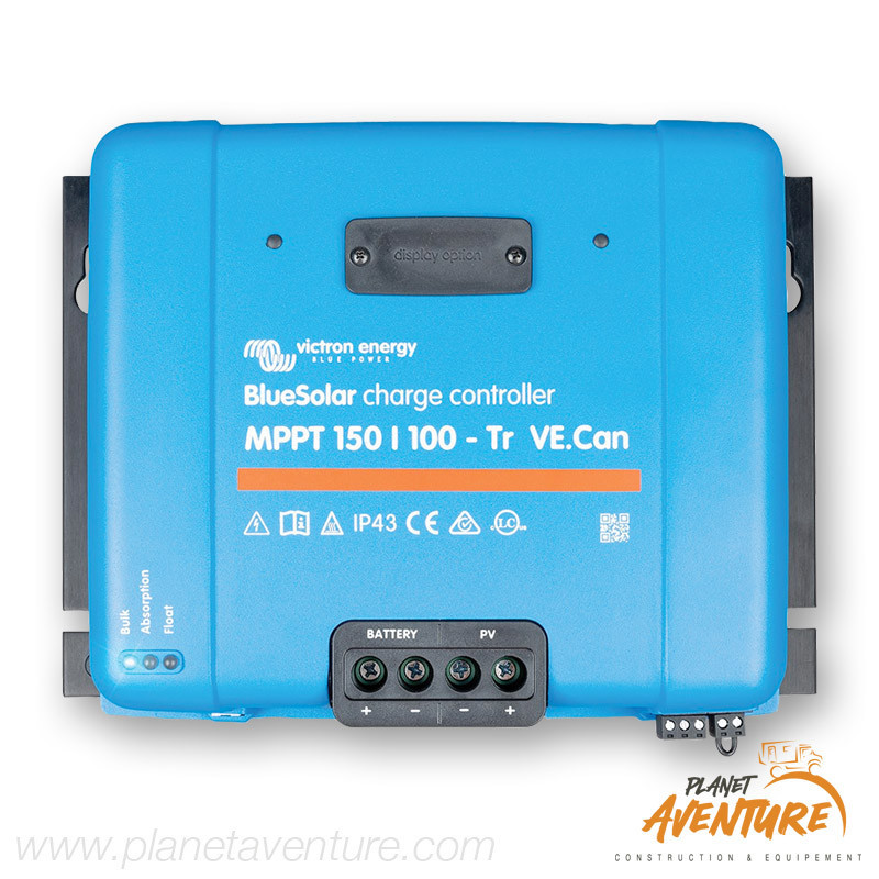 Régulateur solaire bluesolar MPPT 150/100-TR VE.CAN Victron Régulateur solaire bluesolar MPPT 150/100-TR VE.CAN Victron