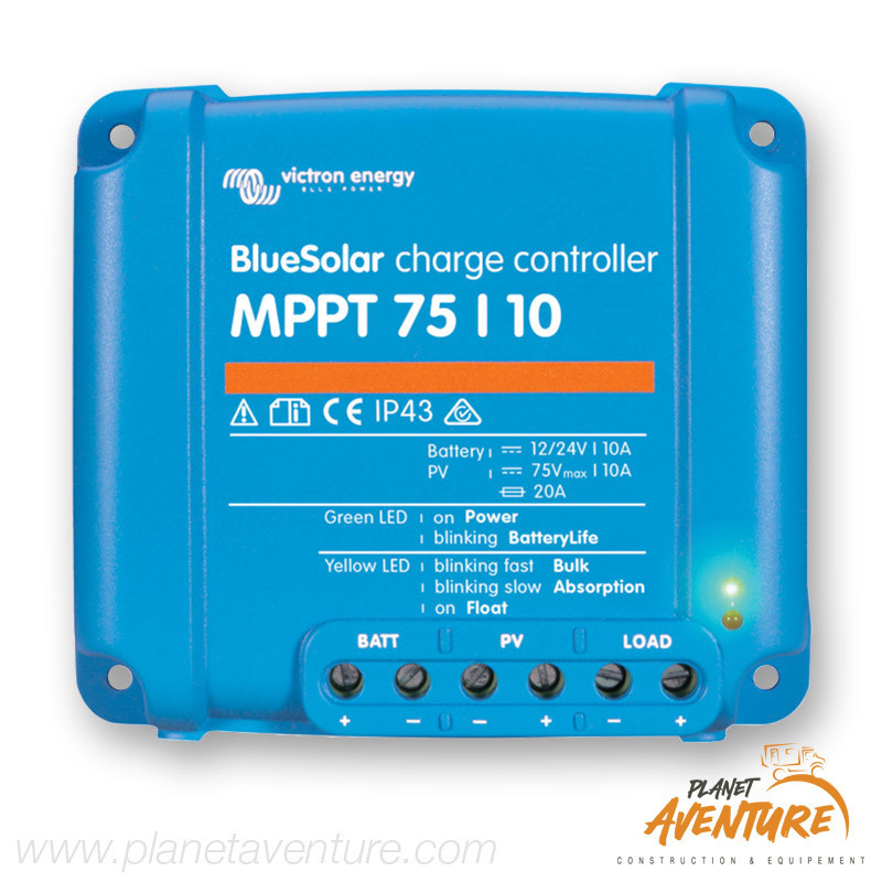 Régulateur solaire bluesolar MPPT 75/10 Victron Régulateur solaire bluesolar MPPT 75/10 Victron