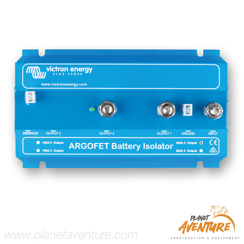 Répartiteur ARGOFET 2 batteries 200A Victron Répartiteur ARGOFET 2 batteries 200A Victron